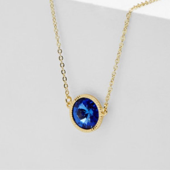 Ted Baker Jewelry - TED BAKER Rainia Rivoli Sapphire Blue Necklace